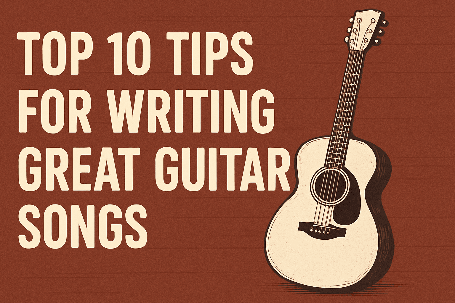 Top 10 Tips for Writing Great Guitar Songs — Chordly blog